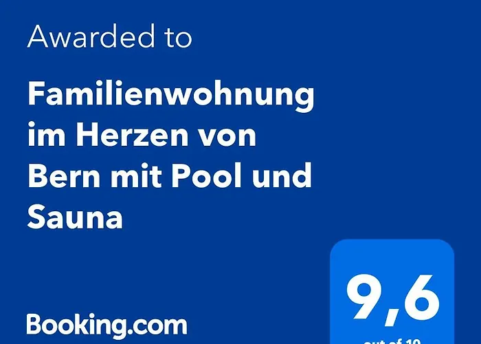 Appartement Familienwohnung Im Herzen Von Mit Pool Und Sauna Bern
